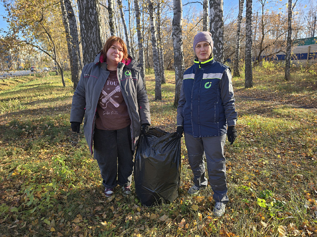 Сотрудники АО «УСТЭК» помогли очистить городское пространство Тюмени